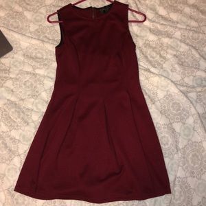 red/ maroon dress